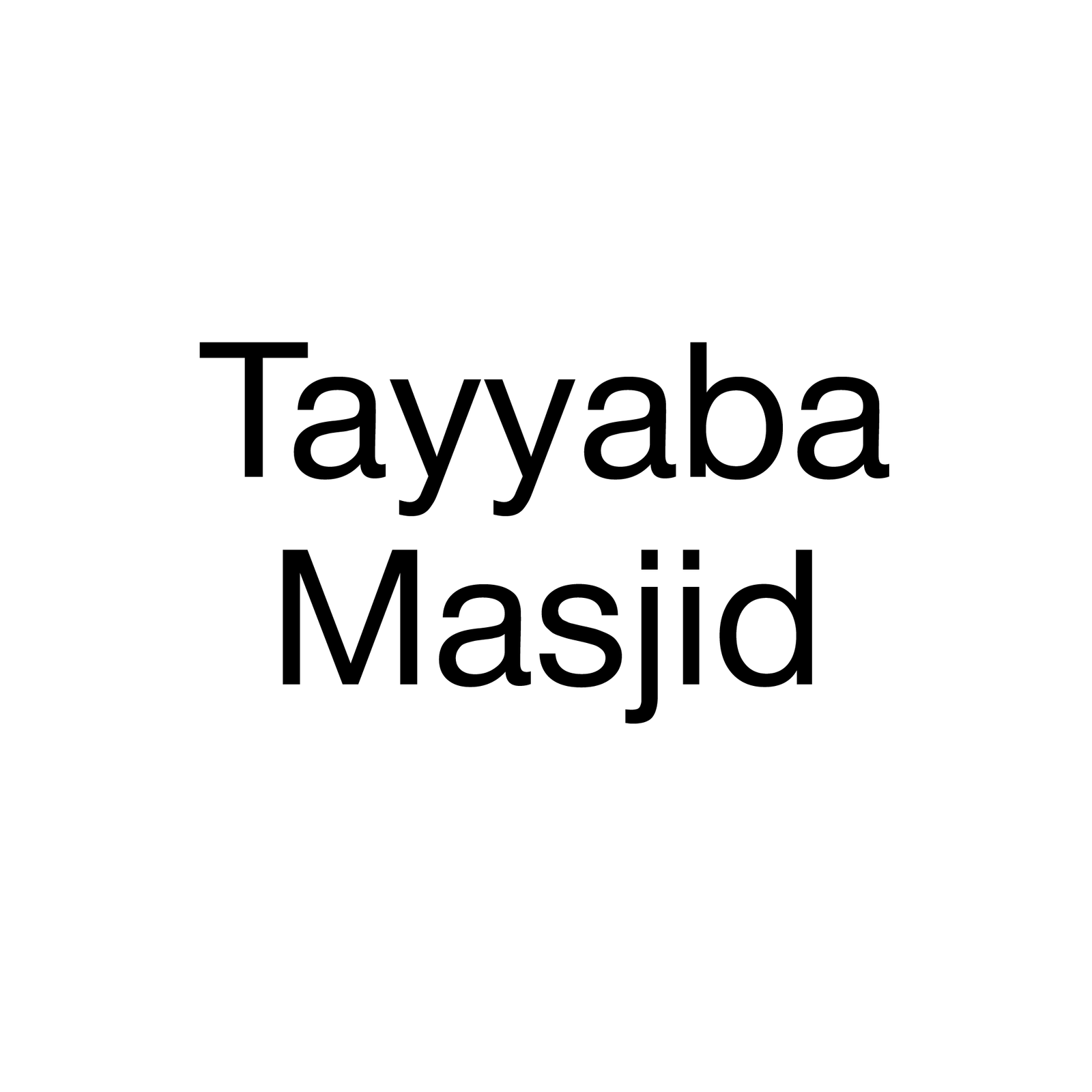 Tayyaba Masjid Logo